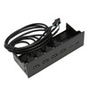 5.25 Inch USB2.0 Hub Front Panel Multifunctional 4 Ports 19pin