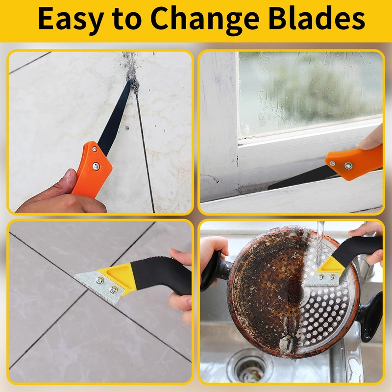 12 Pcs Pro Grout Scraping Rake Tool, Grout Rake with