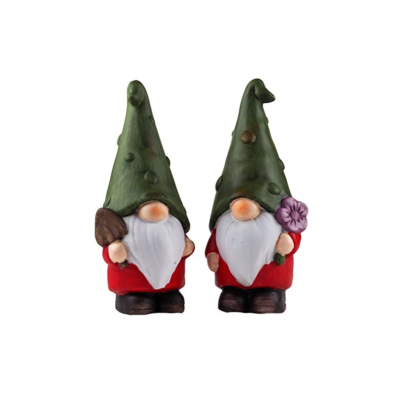 BWG Gonk 23cm Gnome Garden Ornament Figurines (Set of 2)