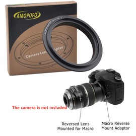58mm to Nik Z Filter Thread Macro Reverse Mount Adapter Ring,&for Nikon Z Mount Z6,Z7 Full Frame Camera