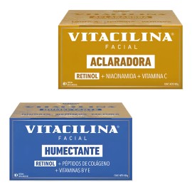 Skincare Cuidado Facial Aclaradora Humectante Vitacilina 2pc