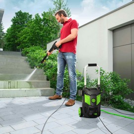 Buyplus Electric Pressure Washer, 1060PSI Power Washer with 35 FT Power Cord for Garden, Patios, Yard