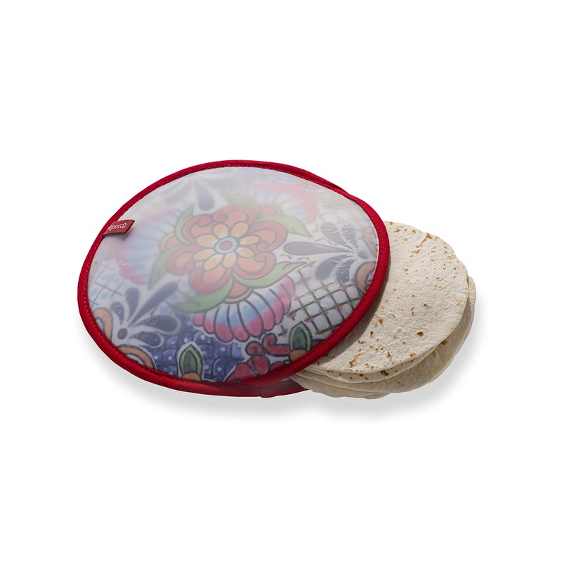 Prepara Tortilla Warmer Fabric And Silicone, Red