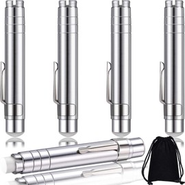 5 Packs Aluminum Alloy Chalks Holder, Unbroken Chalk Keeper Teacher's Chalk Clip with Storage Bag for Teachers, Children's Painting and Writing