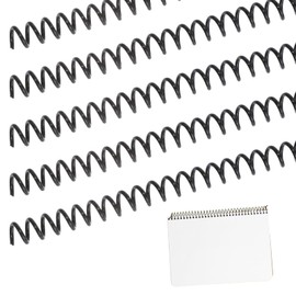 100 Pack Plastic Spiral Binding Coils 8mm (5/16") 40 Sheet Capacity, 4:1 Pitch, Binder Binding Spirals Rings for Spiral Binder