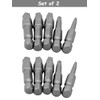 Saipor 10 Pieces Magnetic Pentagon Screwdriver Bits Set 1/4 Inch