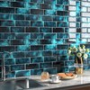 FunStick Kitchen Tile Stickers Dark Blue 3D Peel and Stick