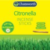 Chatsworth CH0220A Citronella Incense Sticks & Holder, Pack 30 Sticks,