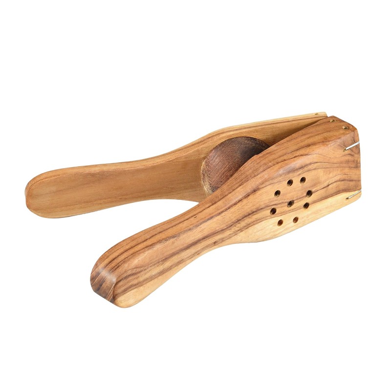 AeraVida Handmade Teak Wood Manual Lime Lemon Hand Juicer Squeezer