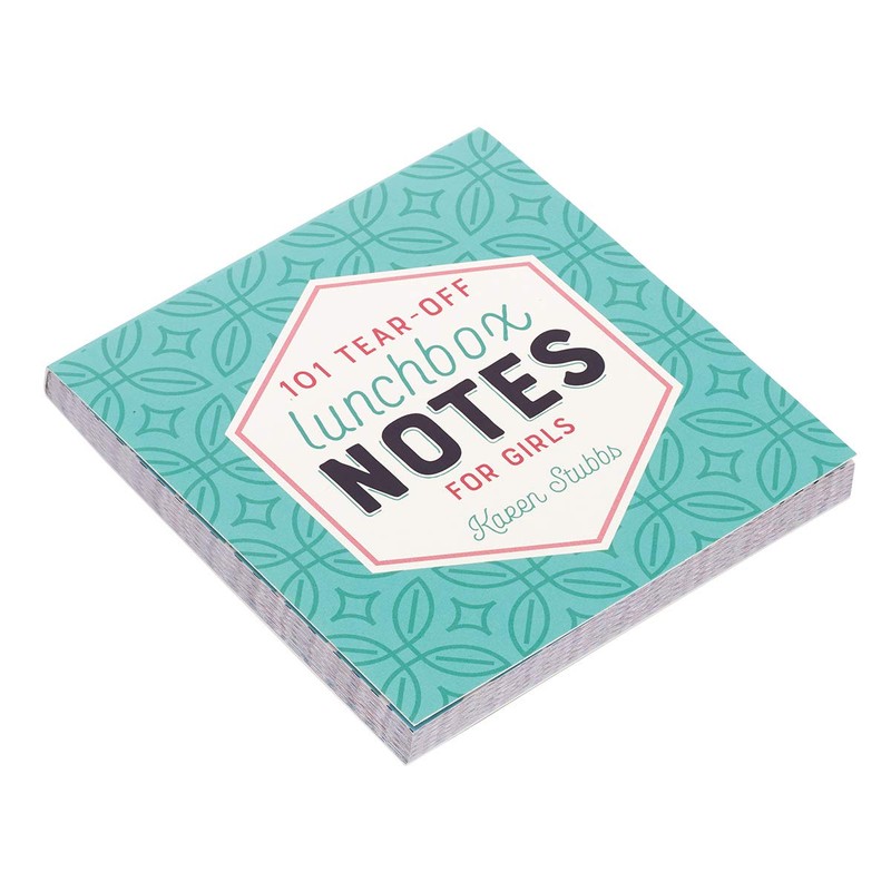 101 Tear-Off Lunchbox Notes for Girls, Inspirational Quotes and Encouragement