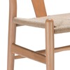 POLY & BARK Weave Chair, Single, Natural