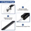 sourcing map 2Pcs Lid Support Hinges, 100N Gas Struts Soft