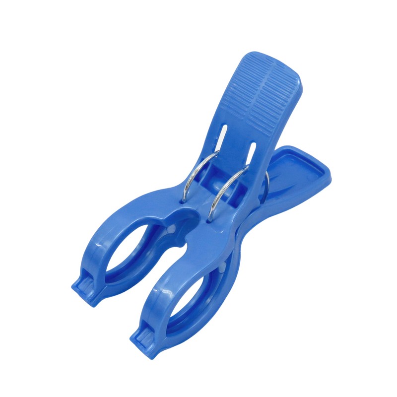 Towa Sangyo Neosul Double Spring Clothespins Wide Rod Pinch White/Blue