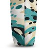 Teal Black Creme Leopard Pattern Boho Style Pattern Tote Bag