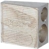 Kum 2-hole Pencil Sharpener Magnesium Alloy Wedge Profile