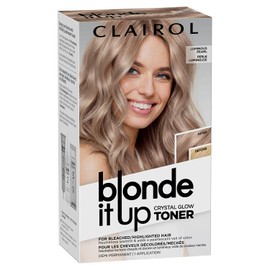 Clairol Blonde It Up Crystal Glow Toners Demi-Permanent Hair Dye, Luminous Pearl Hair Color, Pack of 1
