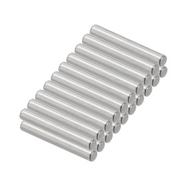 PATIKIL 304 Stainless Steel Dowel Pins 2.5 x 18 mm, 20 Pack Metal Dowel Pins Shelf Pegs Support Shelves Bunk Bed Fasten Elements Hardware for Furniture Fixing Component Position