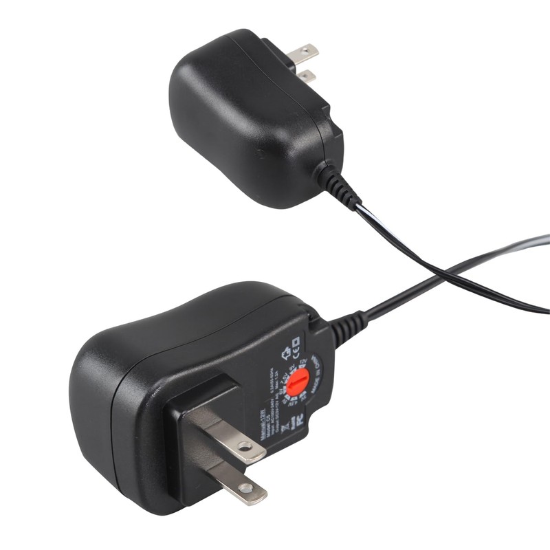 Adjustable AC Power Supply Adapter for AA AAA Battery Replace