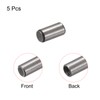 sourcing map M4 Internal Thread Dowel Pin 5pcs 6x12mm Chamfering