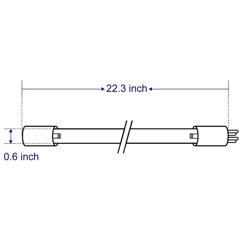 HQUA-OWS-6L 25W UV Bulb for OWS 6 GPM System, 4