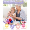 Katech Crochet Kit for Beginners, 50 Granny Squares Crochet Kits
