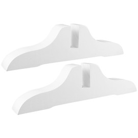 Holibanna 2Pcs Folding Room Divider Stand Wooden Room Divider Stand Household Divider Base Partition Privacy Screen Protector Holder Screen Panel Feet Partition Wood Base Support