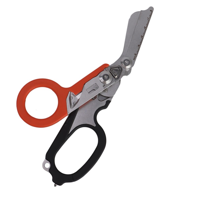 Emergency Response Shears Foldable Shear with Ring Cutter Glass Breaker