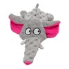 JACK AND VANILLA, Interactive Elephant Dog Toy, 28 cm, Grey,