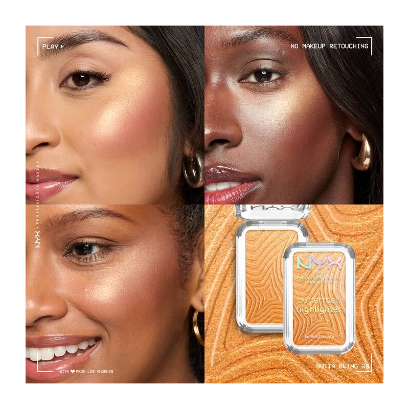NYX Professional Makeup Buttermelt Highlighter Butta Bling