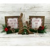 AGD Christmas Decor - Nativity Holy Family Manger Farmhouse Set