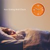 Topkey 8 Inch Silent Wall Clock Easy Readable Big Numbers