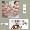 Domiya LK-13244 3D Nail Tips, Pack of 24, Short, Very