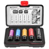 BILITOOLS 1/2 inch Drive Impact Lug Nut Socket Set, 15