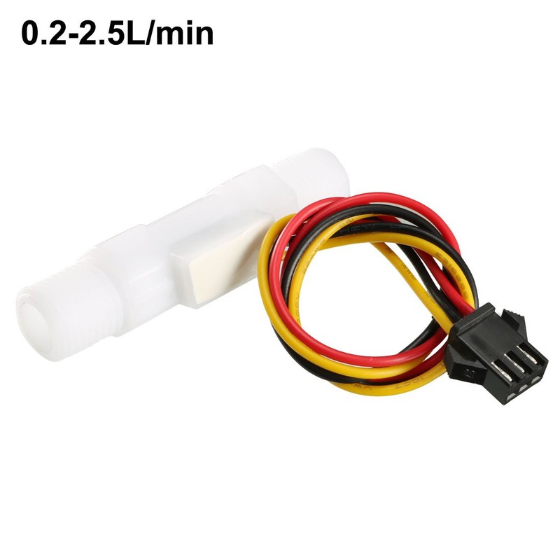 uxcell G1/4" Hall Effect Water Flow Sensor Switch Flowmeter Counter