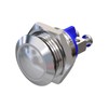 Metzler Push Button 16 mm Stainless Steel with Screw Contacts