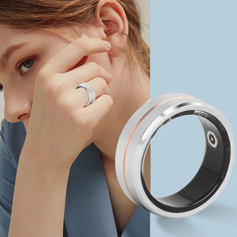 Smart Ring Health Tracker IP68 Waterproof Wearable Pedometer 15 Days