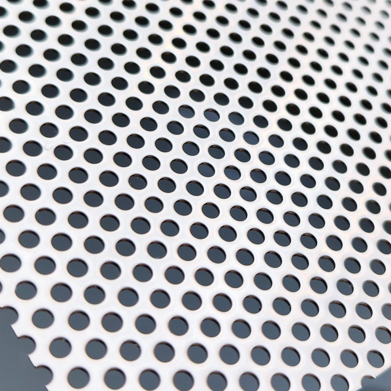 Perforated Metal Sheet - Perforated Stainless Steel Sheet, 11.8" x