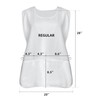 Xeoxarel 3 Pack Unisex Cobbler Apron with 3 Pockets Vest,