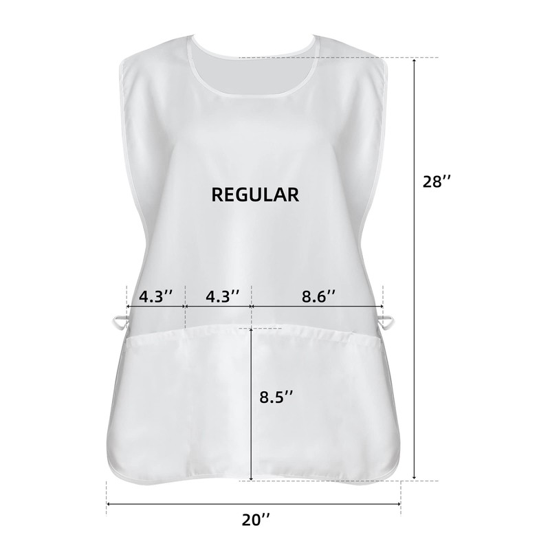 Xeoxarel 3 Pack Unisex Cobbler Apron with 3 Pockets Vest,