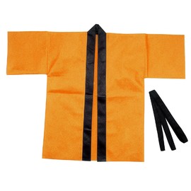 Artec Color Non-woven Fabric Happy Coat (with Belt) Orange J 001521