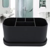 Silicone Toothbrush Toothpaste Holder Multipurpose 5 Slots Drainage Holes Bathroom