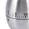 Cooking Timer Egg Shaped Clear Scale Design Manual Mechanical 60