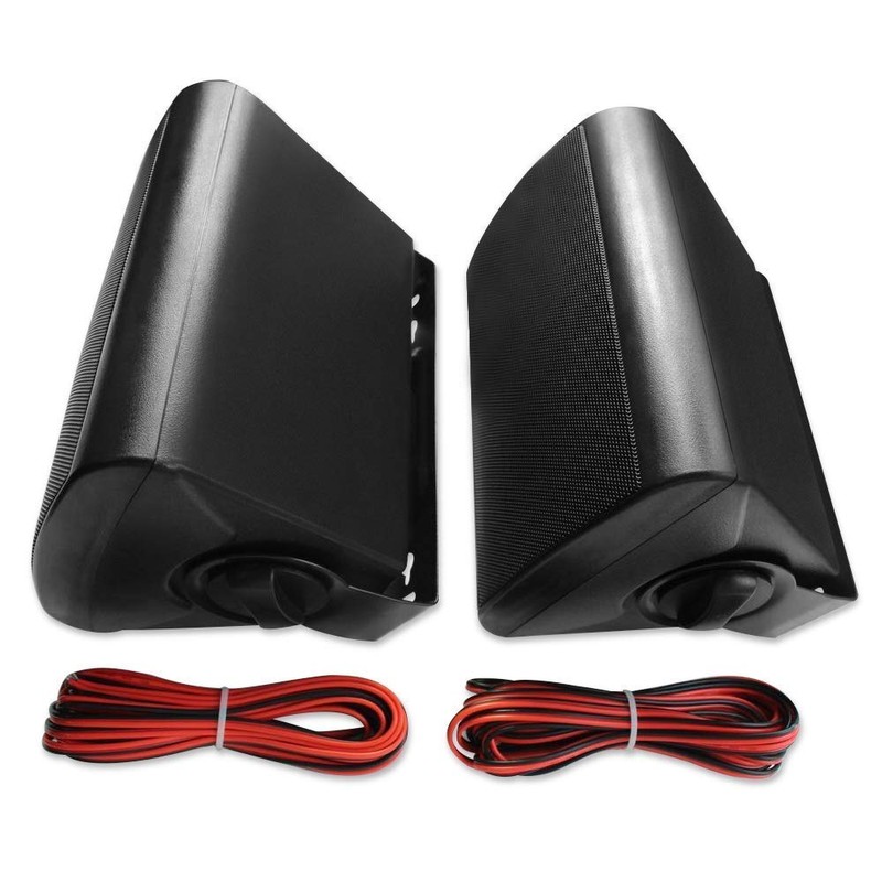 Herdio 4 Inches Passive Outdoor Speakers with 200Watt Powerful Bass