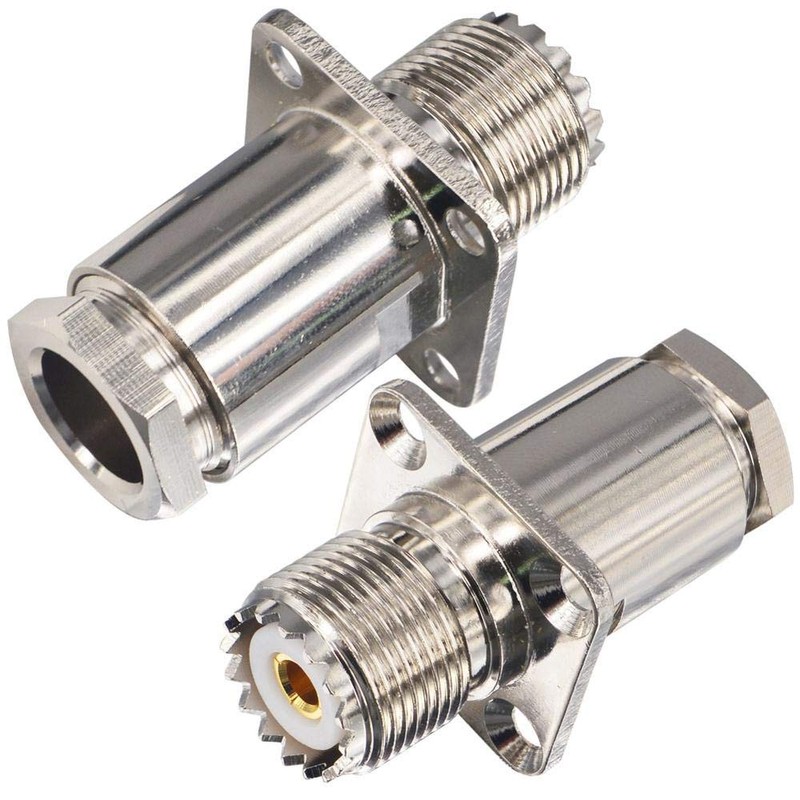 UHF Female Type SO239 Connectors Attach Adapter End Connector LMR400/RG8/