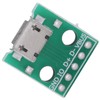 10Pcs USB to DIP Board, 5 Pin USB Micro Breakout