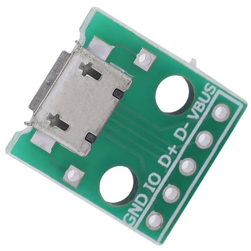 10Pcs USB to DIP Board, 5 Pin USB Micro Breakout
