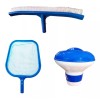 Aqua Kit Piscina Cepillo, Flotador Y Red Saca Pala -sin