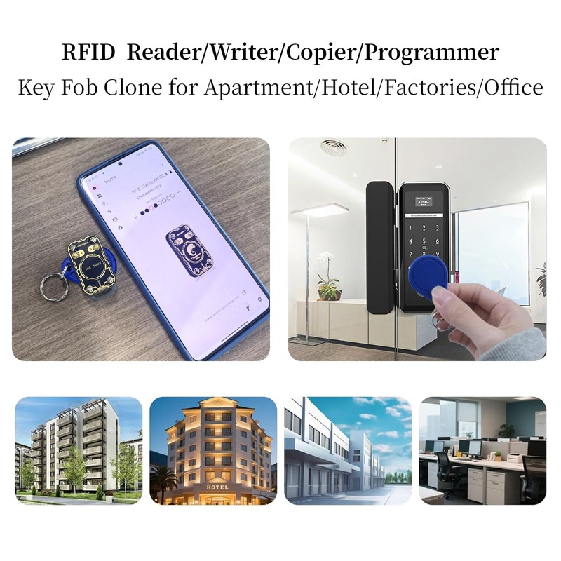 Tqsbeyah RFID Reader Writer Full Function RFID Emulator Copier