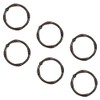 Zenna Home 12-pk. Never Rust Bronze Finish Shower Ring Set