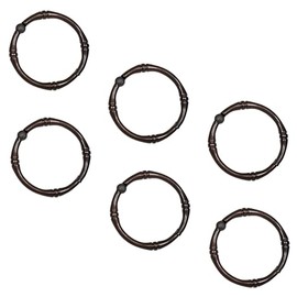 Zenna Home 12-pk. Never Rust Bronze Finish Shower Ring Set One Size Bronze